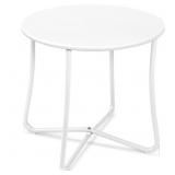 AMAGABELI Metal Patio Side Table Heavy Duty Weathe