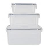 Mindeka 3Pcs/Set Food Storage Box, Vacuum Seal Foo