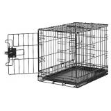 Amazon Basics Durable, Foldable Metal Wire Dog Cra