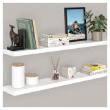Ballucci Floating Shelves for Wall, 48' Wood Wall