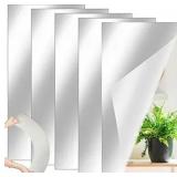 Queekay 5 Pcs Home Gym Mirrors 12 x 24 Acrylic Wal