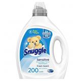 Snuggle Liquid Fabric Softener, Dye Free for Sensi