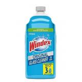 Windex Glass Cleaner Spray Refill, Original Blue W