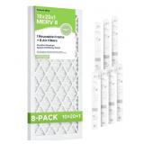 Future Way 10x20x1 Air Filters, 8-Pack with Reusab