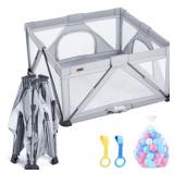 Jimglo Baby Playpen Foldable, Playard for Babies a