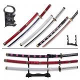 Roronoa Zoro 3 Piece Set Swords,Kitetsu,Shusui,Wad