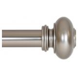 Ivilon Drapery Window Curtain Rod - Knob Design, 1