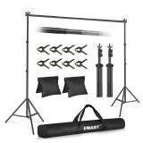 Emart Backdrop Stand 10x7ft(WxH) Photo Studio Adju