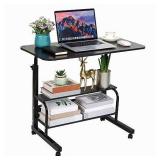 Corner Desk for Small Space Rolling Desk Mobile Co