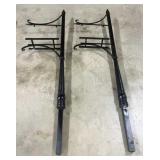 (2) Cast Iron & Steel Mailbox Posts, 76" High