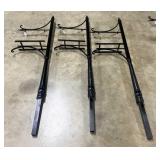 (3) Cast Iron & Steel Mailbox Posts, 76" High