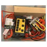 Group of Assorted Extension Cords