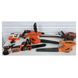 Group of Black + Decker Tools, Trimmers, Etc.