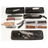 Group of Assorted Knives, Fixed & Pocket