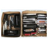 Large Group of (30) Knives, Auto, Switch, Folding