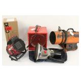 Group of (5) Heaters