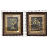 Pair of Samuel Blanco Tropical Paradise Prints