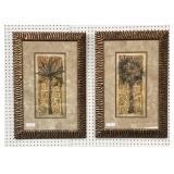 Pair of Julia Hawkins Palm Tree Prints