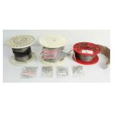 (3) 1/8" Stainless Steel Cables On Reels