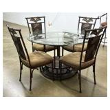 (5) Pcs. Metal Kitchen Table Set