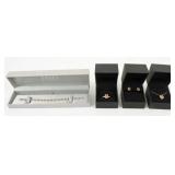 Zales 4 Piece Sterling Silver Jewelry Set