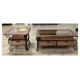 Iron & Wood Coffee and End Tables