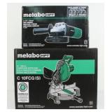Metabo HPT Compound Miter Saw & Disc Grinder