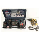 Bosch SDS Plus 12524 & Dewalt D25052 Hammer Drills