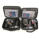 (4) Bosch Cordless, Screwdriver & Impact 12 Volt