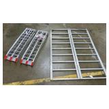 Pair of ATV and Folding Aluminum Ramps