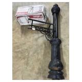 Greek Style Column Cast Iron Post with Mailbox