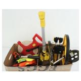 Group of Measuring Tapes & (2) Wheels