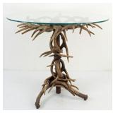 John Richard Faux Antler Lamp Table