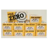 (9) Zero Ammunition 38 Spl. 158 Gr. Semi-Wadcutter