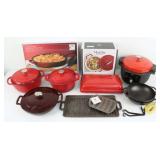 Group of Cast Iron, Dutch Ovens, Instant, Etc.