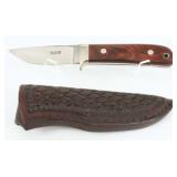 J. P. Jones H-3 Knife w/ Tooled Leather Sheath