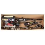 Group of Reels w/ Telescopic Rods, Hiboy, Etc.