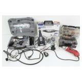 Group of Dremel Tools & Attachments