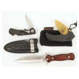 Western Boot Knife, Red E Bar, & Soque Knife