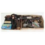 Group of (25) Knives with Sharpeners & Sheathes