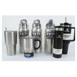 (7) Bottles & Tumblers, YETI, Stanley, & Orca