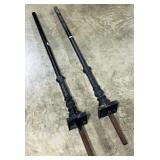 Pair of Cast Iron & Steel 8