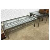 Wrought Iron Coffee Table & End Table