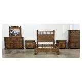 (5) Pcs. Caribbean Style Bedroom Suite