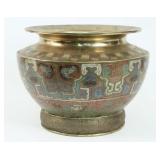 Japanese Meiji (1868-1912) Cloisonne Jardiniere