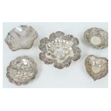(5) Sterling Silver Bowls 23.7 Troy Oz