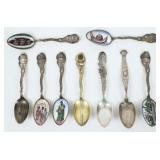 (9) Memphis TN Sterling Souvenir Teaspoons
