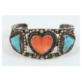 Leo Feeney Southwest Anglo Turquoise Cuff Bracelet
