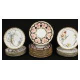 Wileman Foley Japan Imari & Limoges Plates