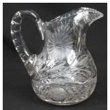 American Brilliant Period Cut Glass Pitcher